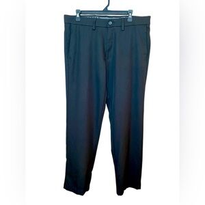 Haggar Men’s Straight Fit Black Casual Dress Slack Pants 36x30